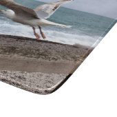 De Franse meeuw van Etretat Snijplank (Hoek)