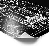 De Franse pers koffie tarot Kaart Foto Afdruk (Hoek)