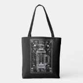De Franse Pers Koffie Tarotkaart Tote Bag (Achterkant)