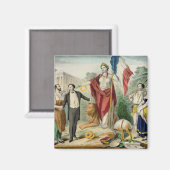 De Franse Republiek Magneet (Voorkant / Achterkant)