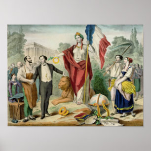De Franse Republiek Poster