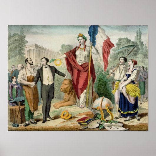 De Franse Republiek Poster (Voorkant)