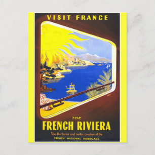 De Franse Riviera Briefkaart