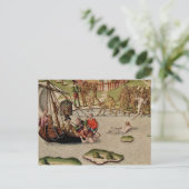 De Franse scheepslanden Briefkaart (Staand voorkant)