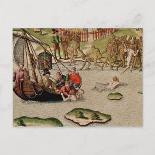 De Franse scheepslanden Briefkaart