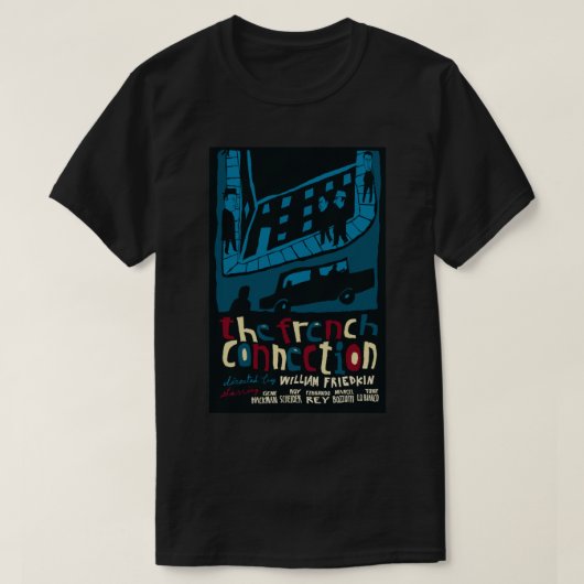 DE FRANSE VERBINDING MOVIE T-SHIRT (Design voorkant)