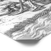 De Franse vlooienplundering Poster (Hoek)