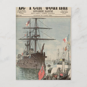 De Franse vloot in Portsmouth Briefkaart