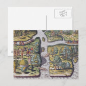 De Fransen links in Fort Charles lijden Briefkaart (Voorkant / Achterkant)