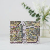 De Fransen links in Fort Charles lijden Briefkaart (Staand voorkant)