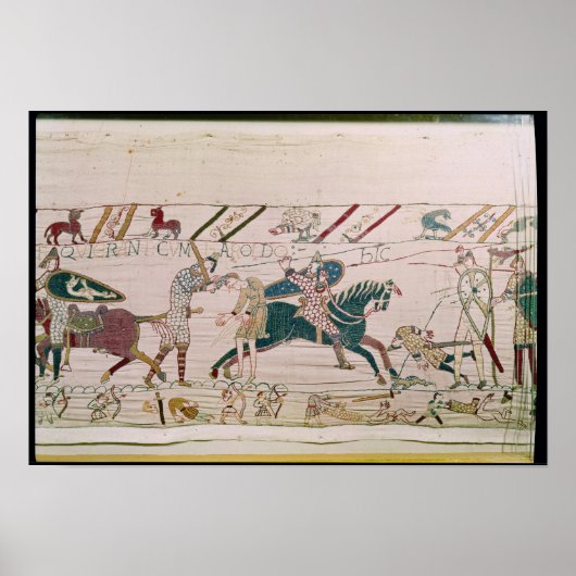 De Fransen vechten en doden Harold's Poster (Voorkant)