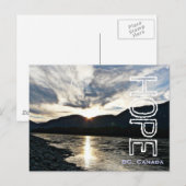 De Fraser in Hope British Columbia Briefkaart (Voorkant / Achterkant)