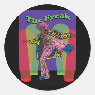 De freak ronde sticker