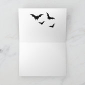 De freaks komen om nacht uit op de halloween kaart (Binnen)