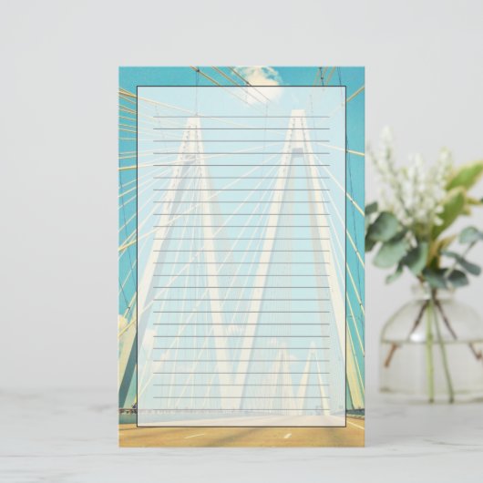 De Fred Hartman Bridge Briefpapier (Staand voorkant)