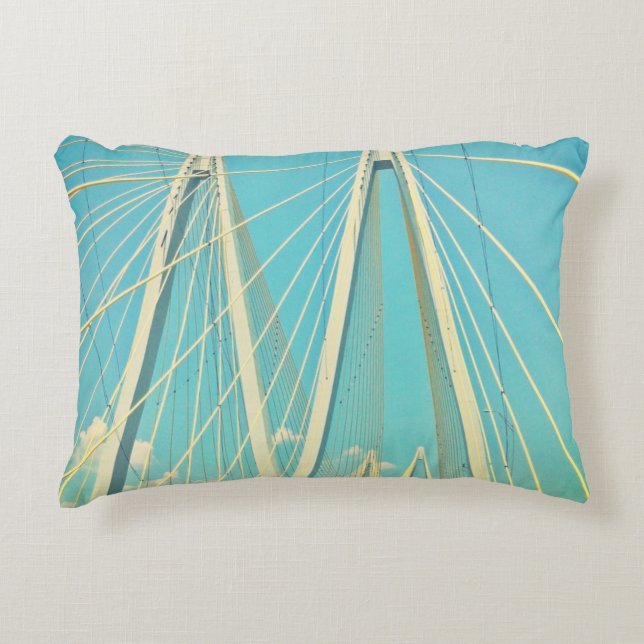 De Fred Hartman Bridge Decoratief Kussen (Voorkant)