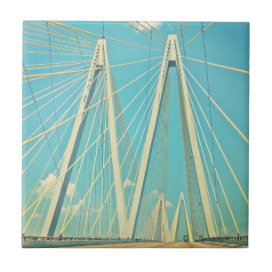 De Fred Hartman Bridge Tegeltje