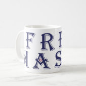 De Freemason Koffiemok (Voorkant links)