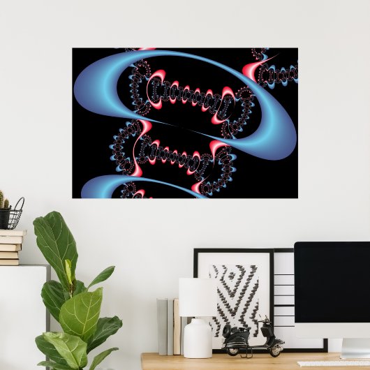 De frequentie vastleggen poster (Thuiskantoor)