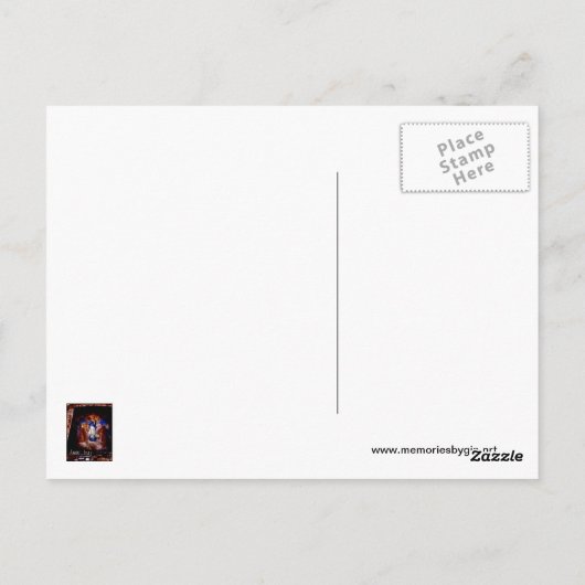 De fresco's van Assisi Italië geschenken Briefkaart (Achterkant)