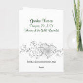 De Fresko van de Tuin van Pompei Kaart (Achterkant)