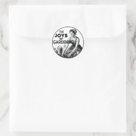 De Freuden Van Tuinieren Ronde Sticker