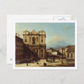 De Freyung in Wenen, uitzicht uit het noordwesten, Briefkaart (Voorkant / Achterkant)