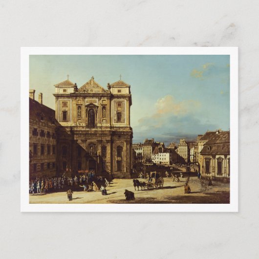 De Freyung in Wenen, uitzicht uit het noordwesten, Briefkaart (Voorkant)