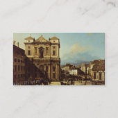 De Freyung in Wenen, uitzicht uit het noordwesten, Visitekaartje (Achterkant)