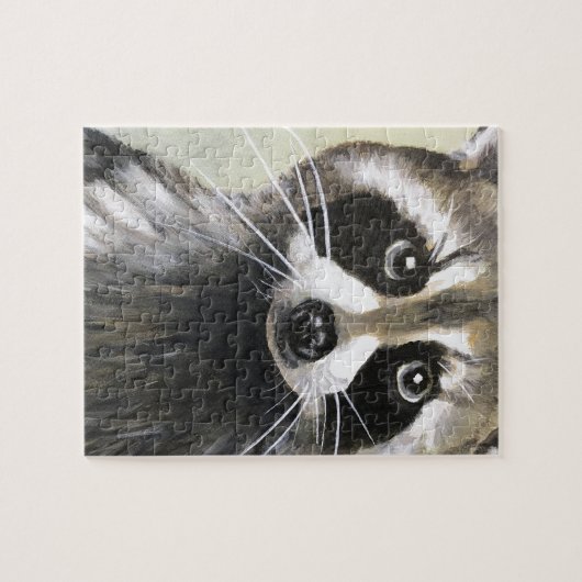 De Friendly Raccoon Legpuzzel (Horizontaal)