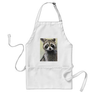 De Friendly Raccoon Standaard Schort