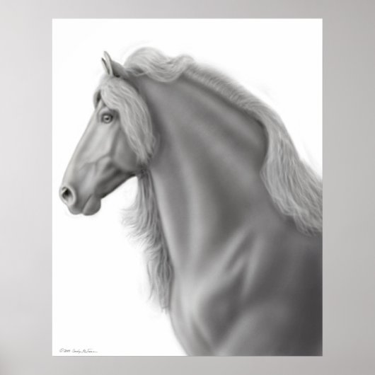 De Friesian Horse Print (Voorkant)