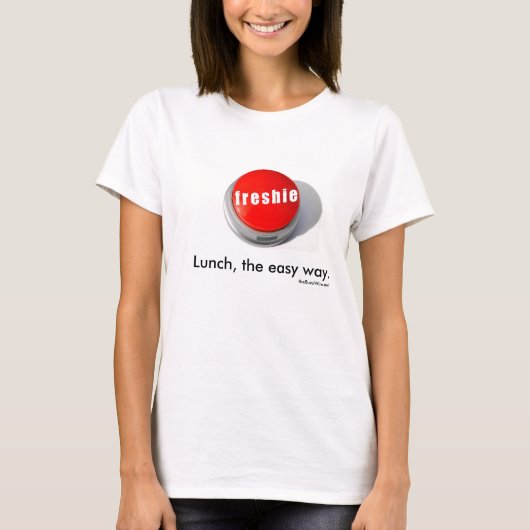 De frisse knop. t-shirt (Voorkant)