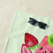 De frissende smaak van de zomer strandlaken (In situ)