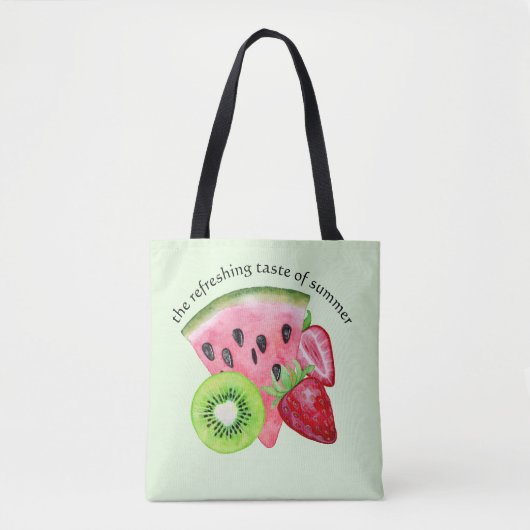 De frissende smaak van de zomer tote bag (Voorkant)