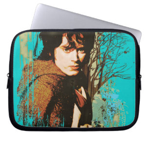 De Frodo Gemengde VectorCollage van Media Laptop Sleeve