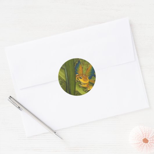 De Frog Faery Sticker (Envelop)