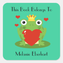 De Frog Prince-boekenplaat