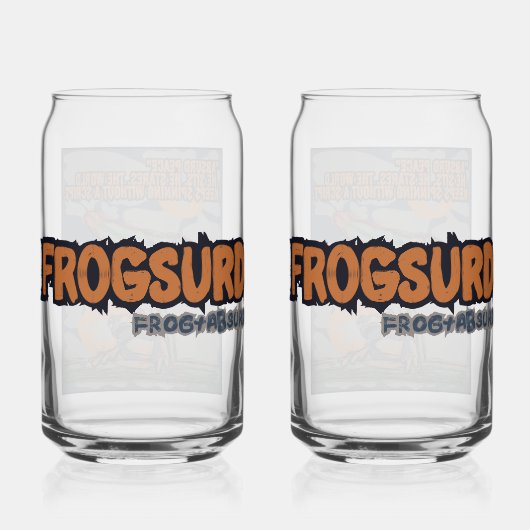 DE FROGSURD BLIKVORM GLAS (Voorkant)