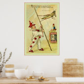 De Frolie Grasshopper Circus ~  Poster (Keuken)