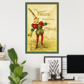 De Frolie Grasshopper Circus ~  Poster (Thuiskantoor)