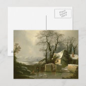 De "Frozen Mill Race" Briefkaart (Voorkant / Achterkant)