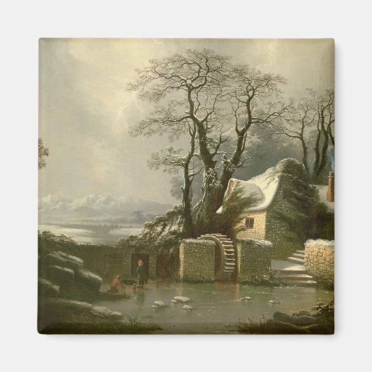 De "Frozen Mill Race" Magneet (Voorkant)