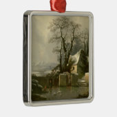 De "Frozen Mill Race" Metalen Ornament (Rechts)