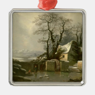 De "Frozen Mill Race" Metalen Ornament