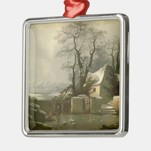 De "Frozen Mill Race" Metalen Ornament (Links)