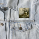 De "Frozen Mill Race" Vierkante Button 5,1 Cm (In situ)