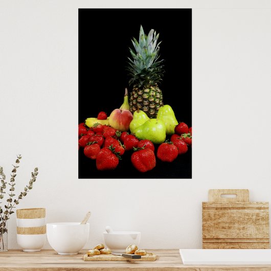 De fruitmand poster (Keuken)