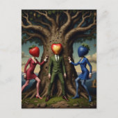 De Fruitmensen Surrealistische Kunst Briefkaart (Voorkant)
