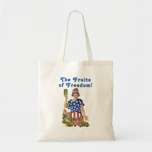 De Fruits of Freedom! budget canvas tas (Voorkant)